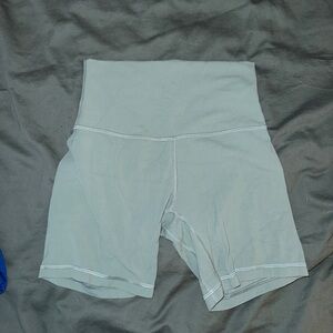 lululemon athletica Women's Light Gray Bike Shorts